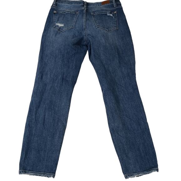 J1046 GUC Judy Blue Destroyed Boyfriend Fit Jeans size 5/27 - Picture 5 of 7